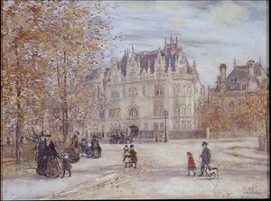 The Fletcher Mansion, New York City — Jean-françois Raffaelli
