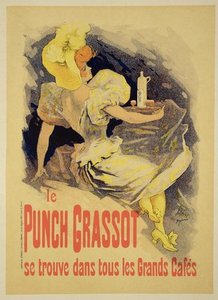 Reproduction Of A Poster Advertising 'punch Grassot' — Jules Chéret, Art Nouveau