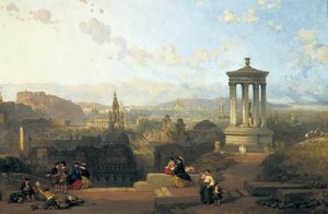 Edinburgh From The Calton Hill — David Roberts