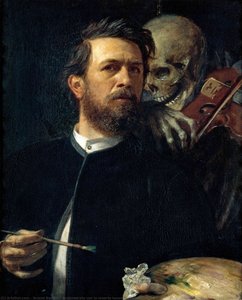 Autorretrato con la muerte tocando el violín