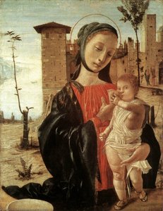 Madonna Del Latte — Bartolomeo Suardi (bramantino)