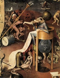 Triptych Of Garden Of Earthly Delights (detail) (22) — Hieronymus Bosch