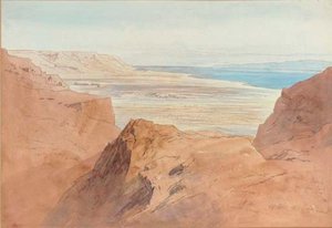 Ain Gedi And The Dead Sea, Israel — Edward Lear