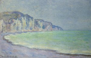 Cliff At Pourville — Claude Monet, Impressionism