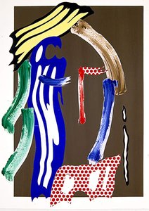 Brushstroke Head (untitled) (1986) — Roy Lichtenstein