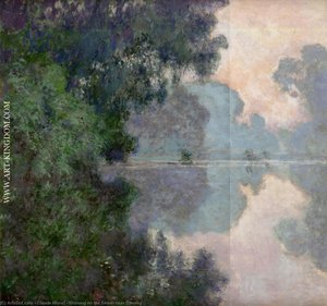 Morning On The Seine, Near Giverny — Claude Monet, Impressionism
