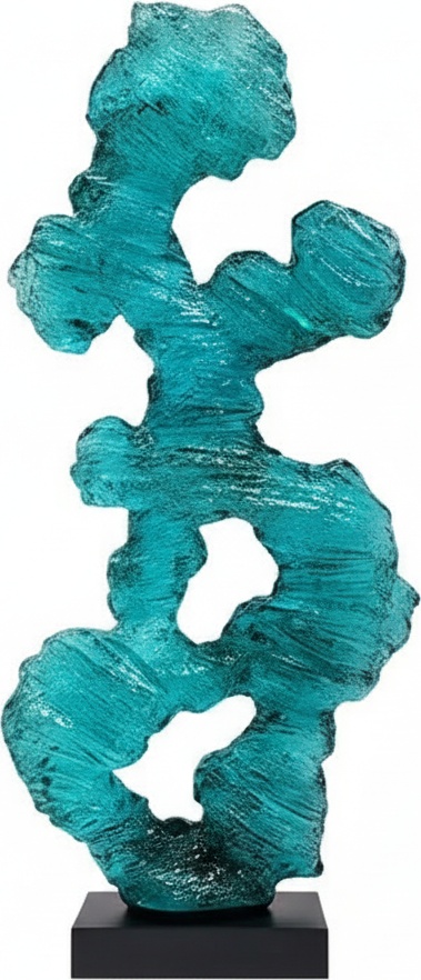 Serene Panda Sculpture – Customizable Resin Art Piece