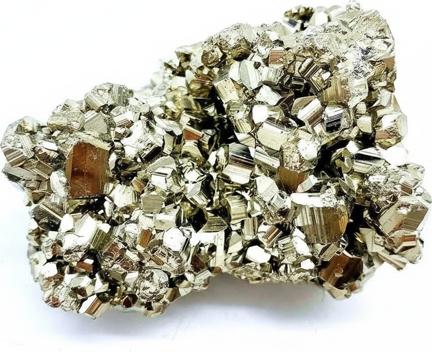 Golden Pyrite Cubes - Natural Stone Decor