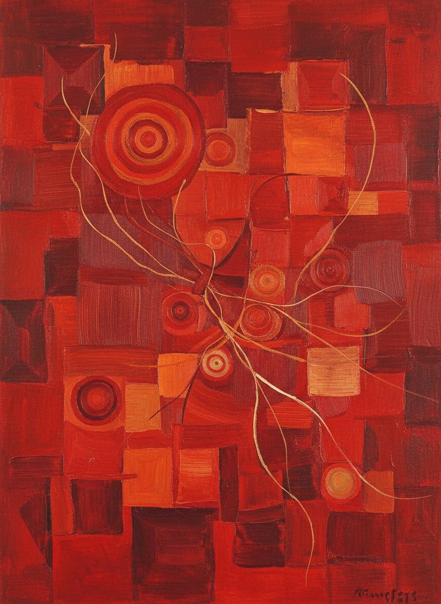 Crimson Bloom: Spirals Of Light — Jacques Villedieu