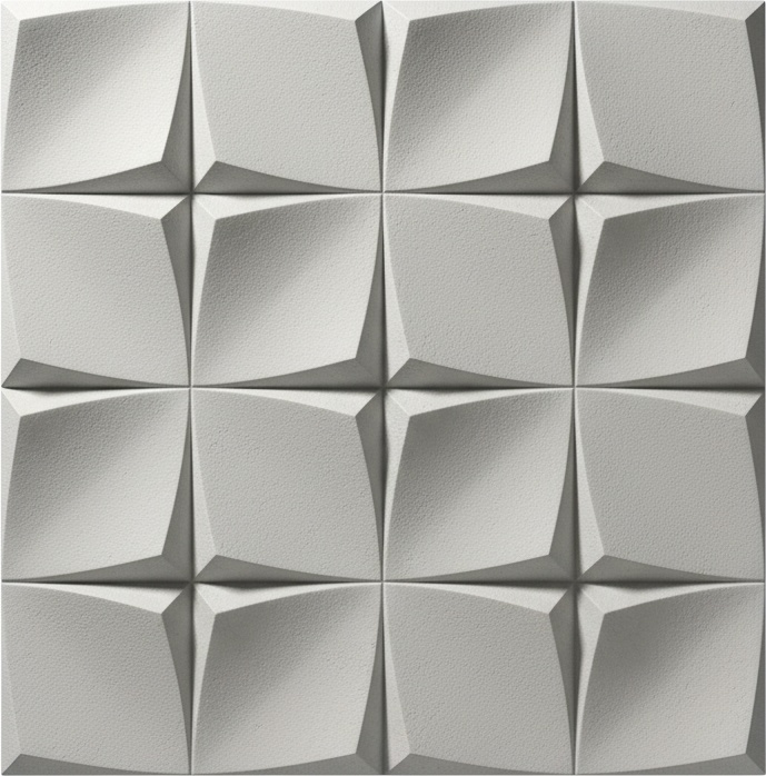 Geometric Sandstone 3d Wall Sculpture – Modern Textured Art