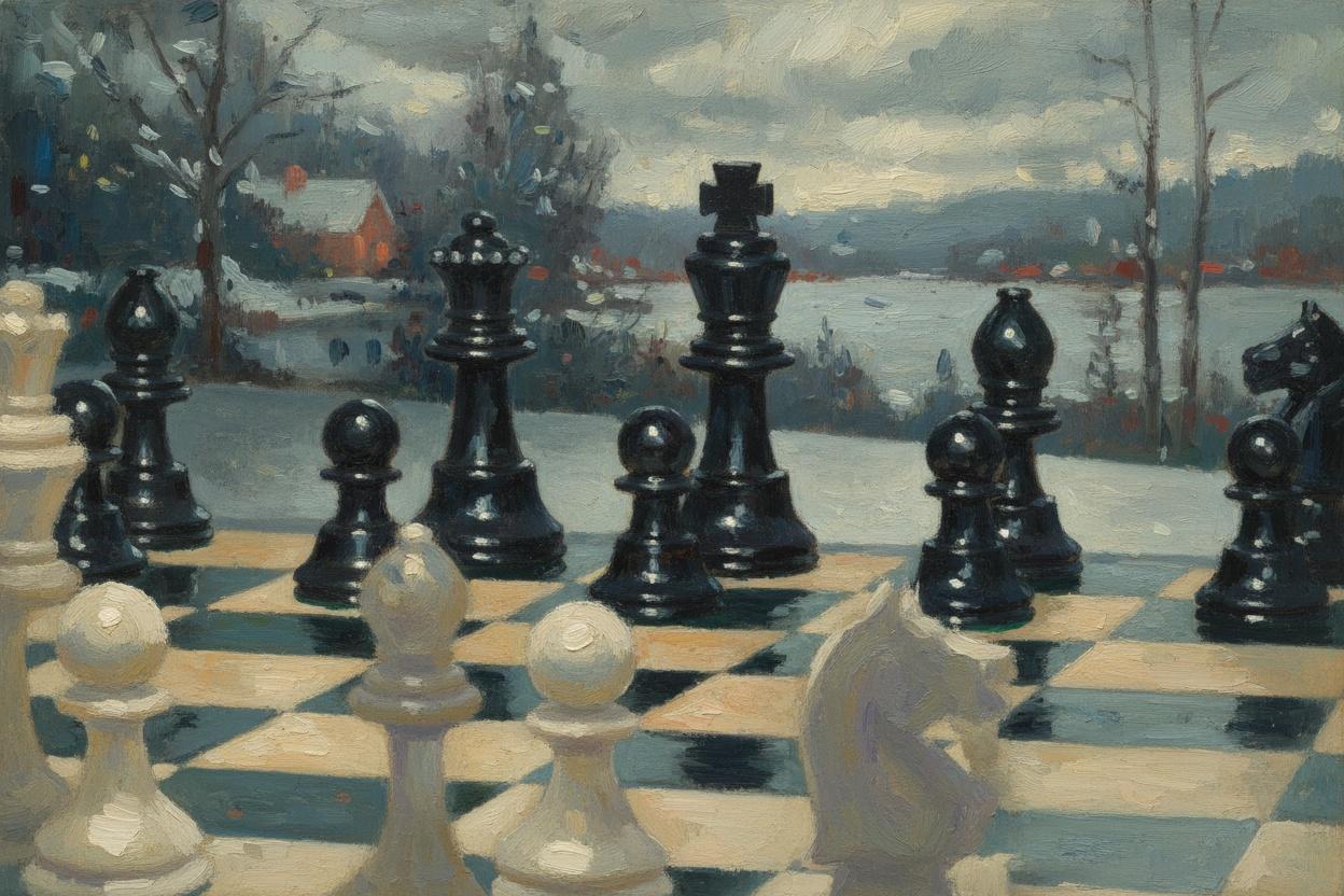 Nocturne In Slate And Snow — Jacques Villedieu