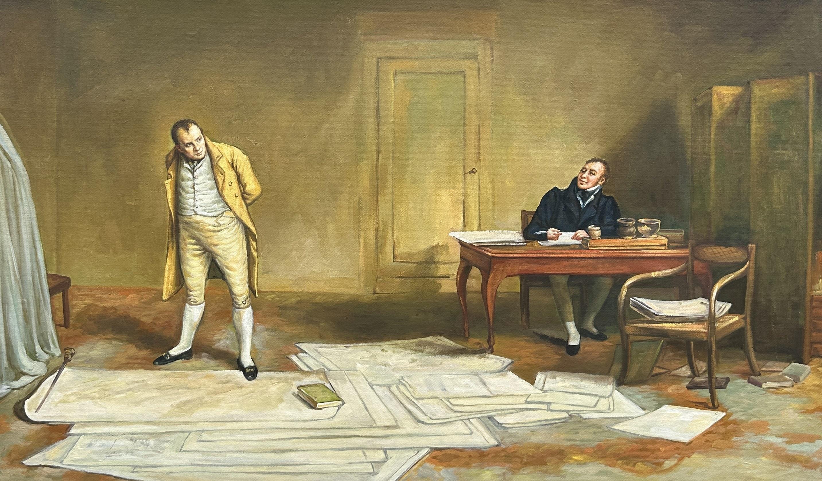 St Helena, 1816 Napoleon Dictating To Count Las Cases The Account Of His Campaigns - Sir William Quiller Orchardson — William Quiller Orchardson