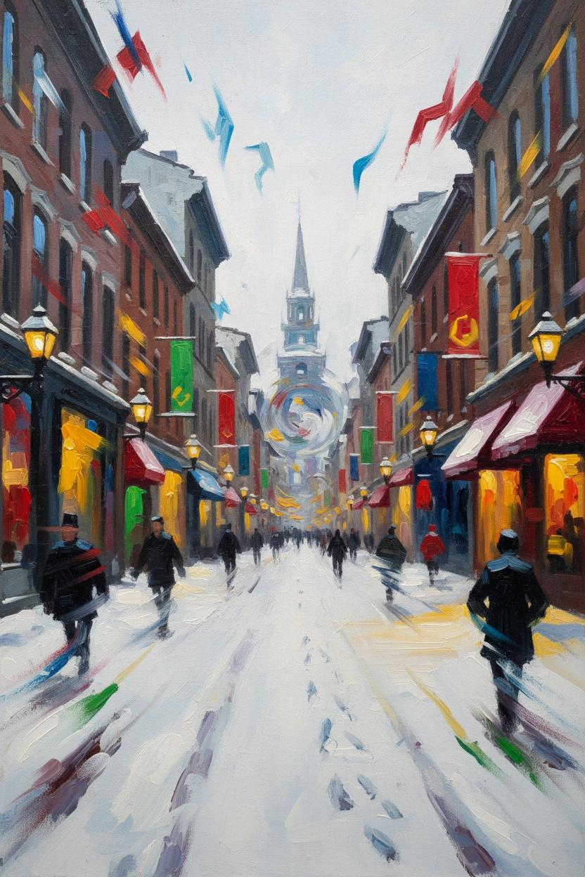 Chiaroscuro Di Strada: A Winter Resonance — Jacques Villedieu