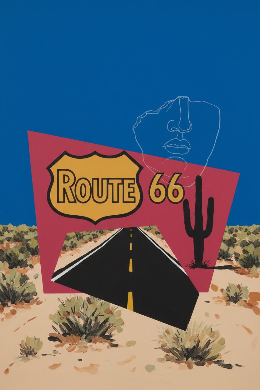 Ephemeral Route: Desert Reverie In Azure — Jacques Villedieu