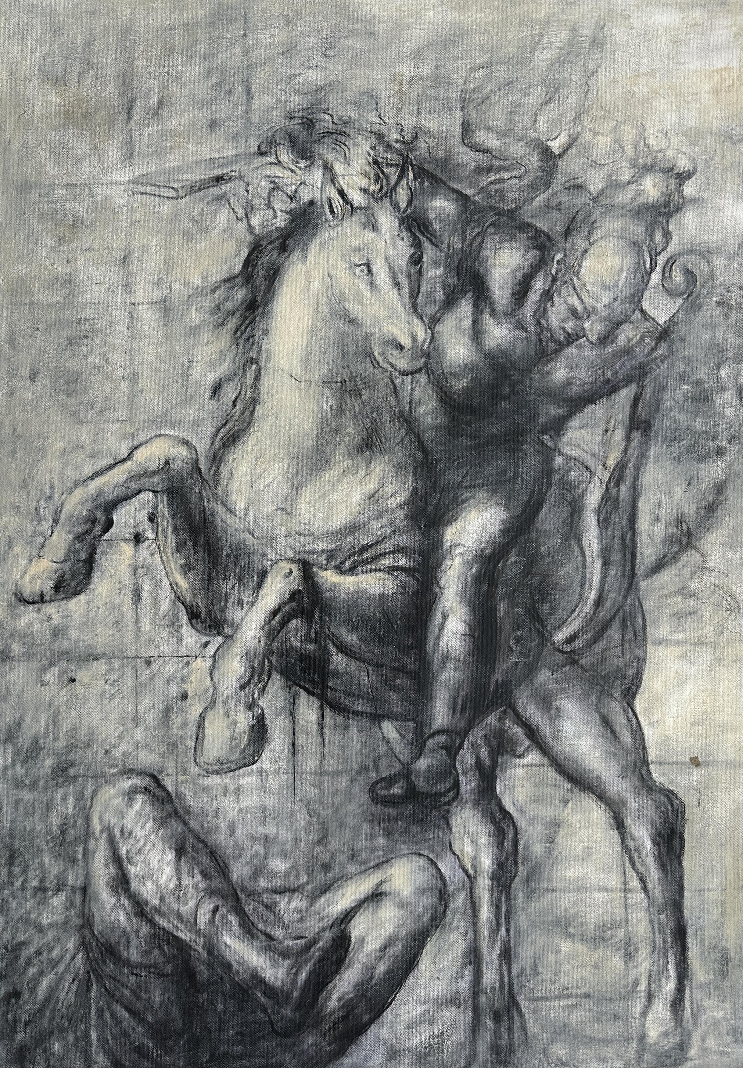 Cavalier Over A Fallen Adversary - Titian (tiziano Vecellio) — Titian