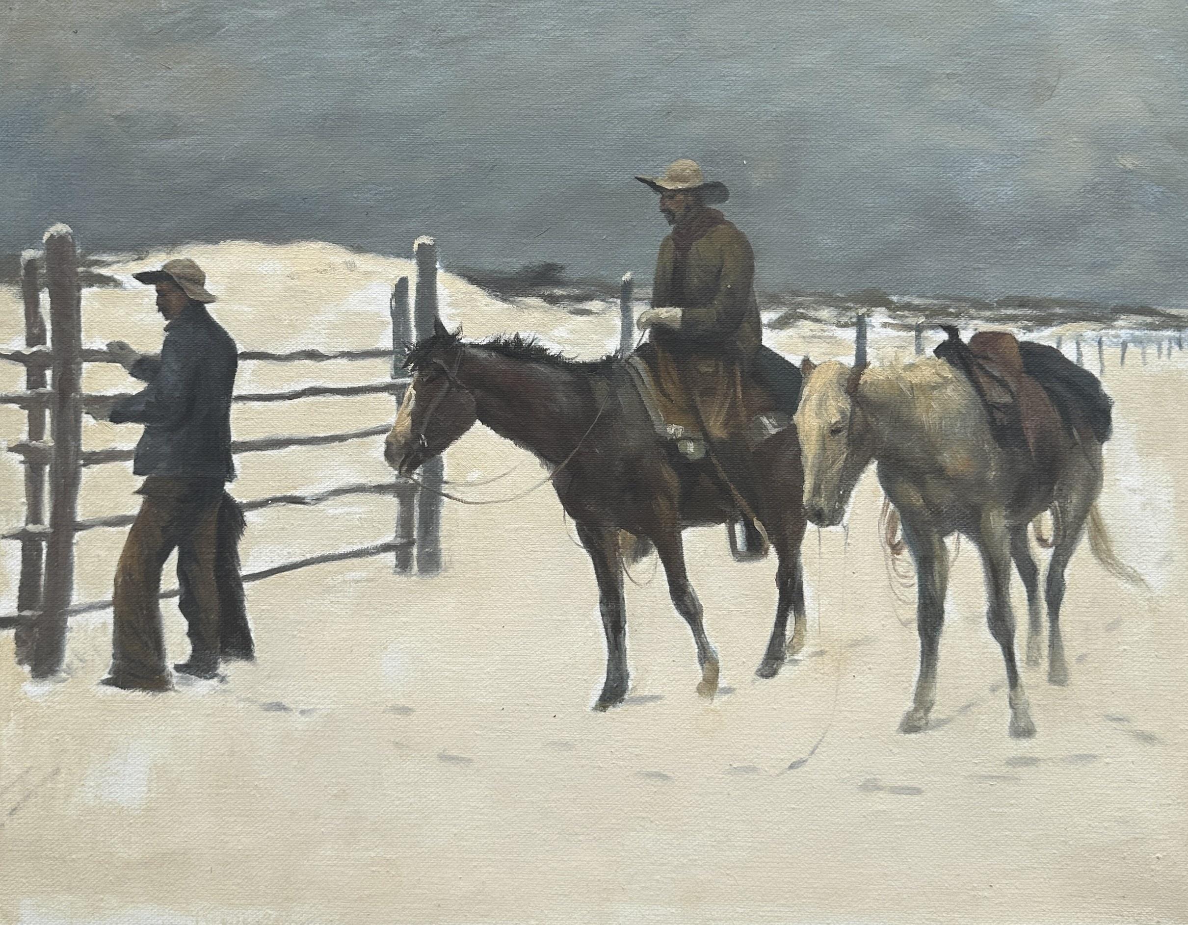 The Fall Of The Cowboy---! - Frederic Remington — Frederic Remington