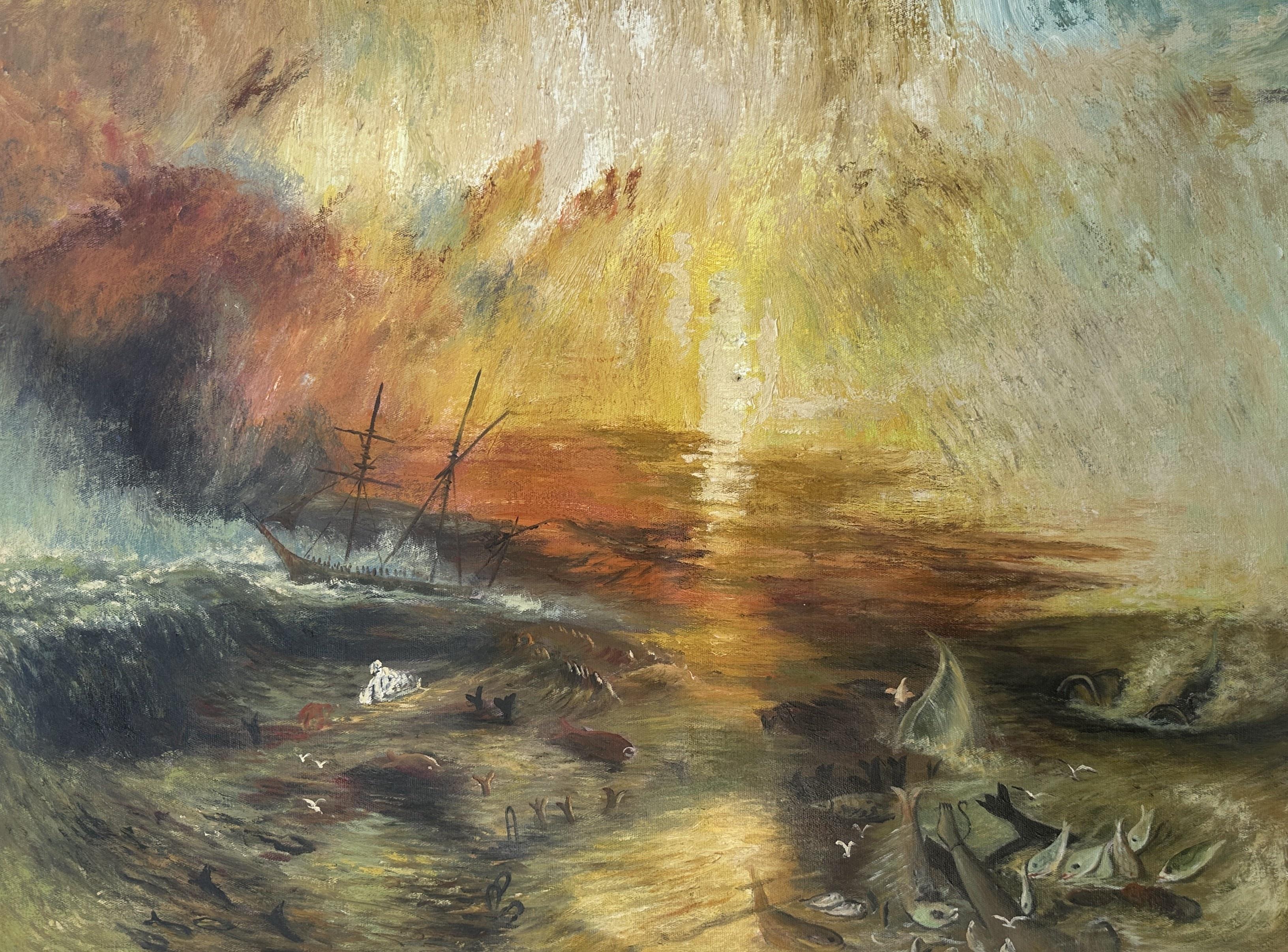 Slavers Throwing Overboard The Dead And Dying—typhon Coming On - J. M. W. Turner — Joseph Mallord William Turner