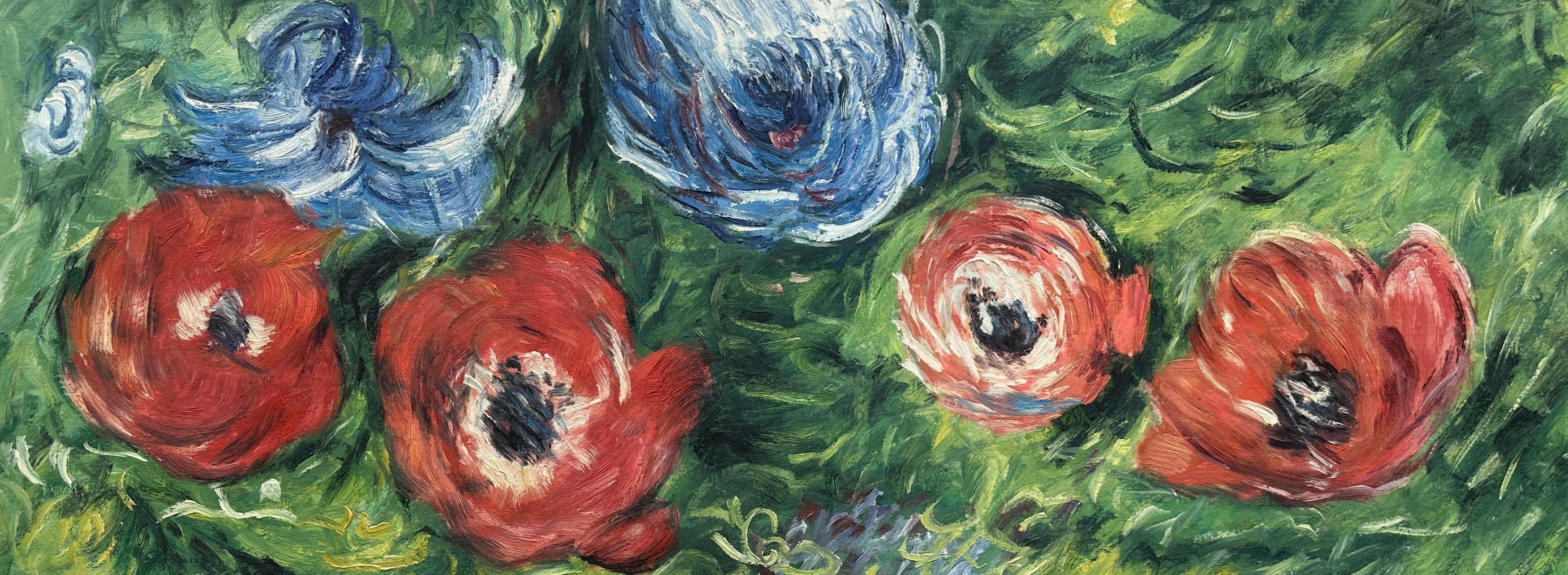 Anémones En Pot---! - Claude Monet — Claude Monet