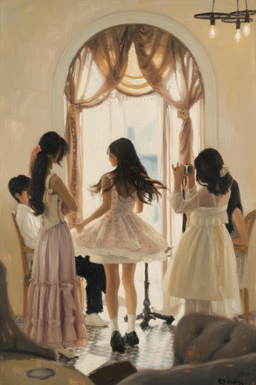 Ephemeral Reverie In Peach & Cream — Jacques Villedieu