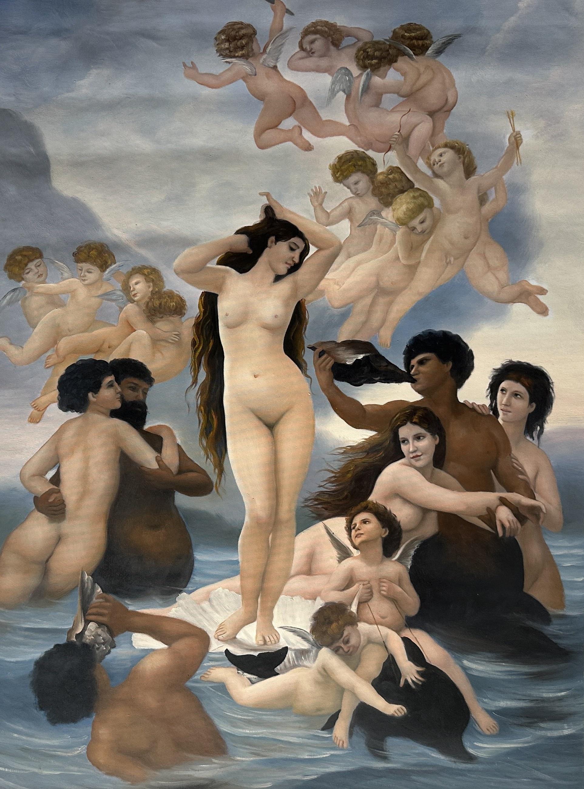 The Birth Of Venus - William-adolphe Bouguereau — William-adolphe Bouguereau