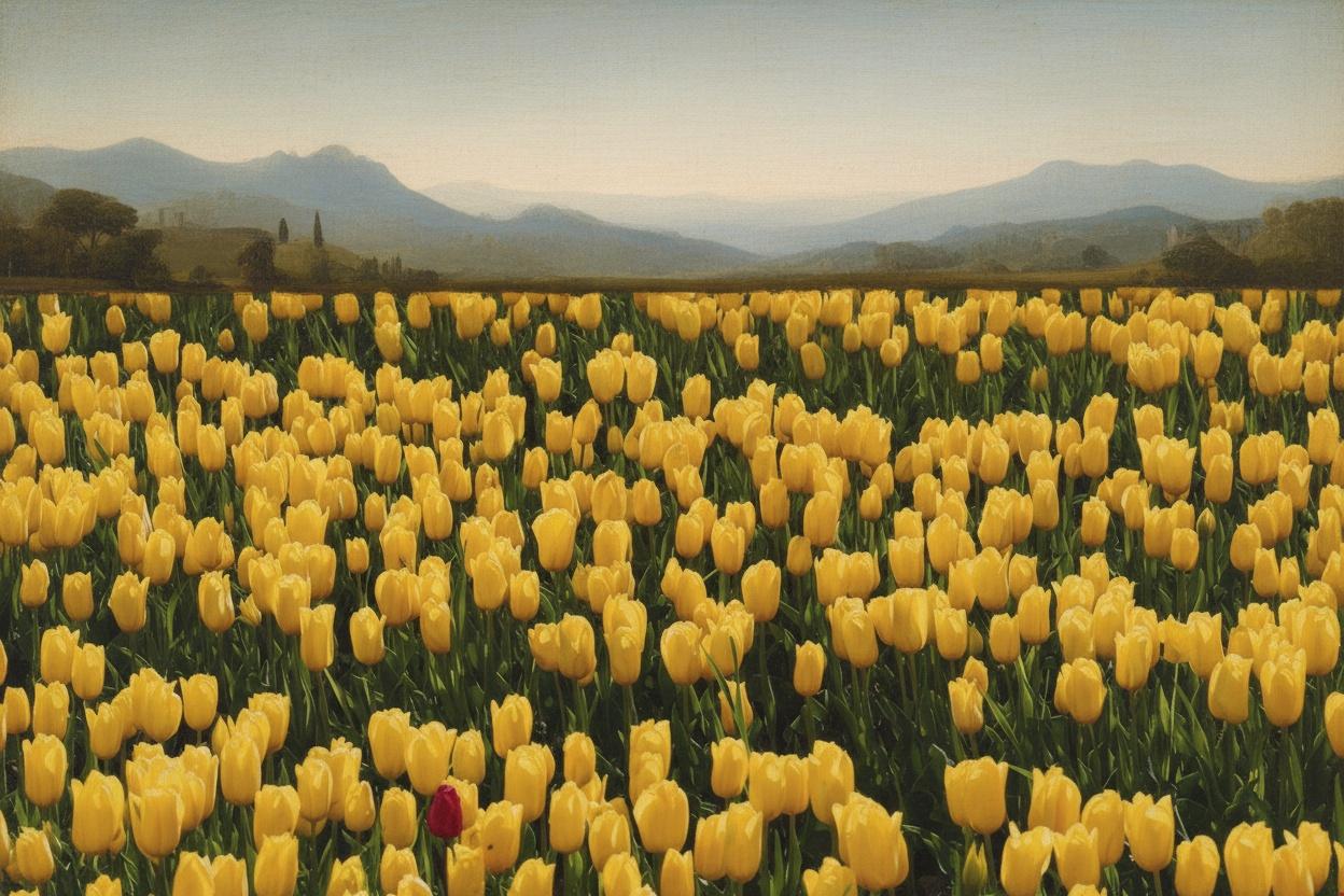 Luminescence Of Fields: A Solitary Bloom — Jacques Villedieu