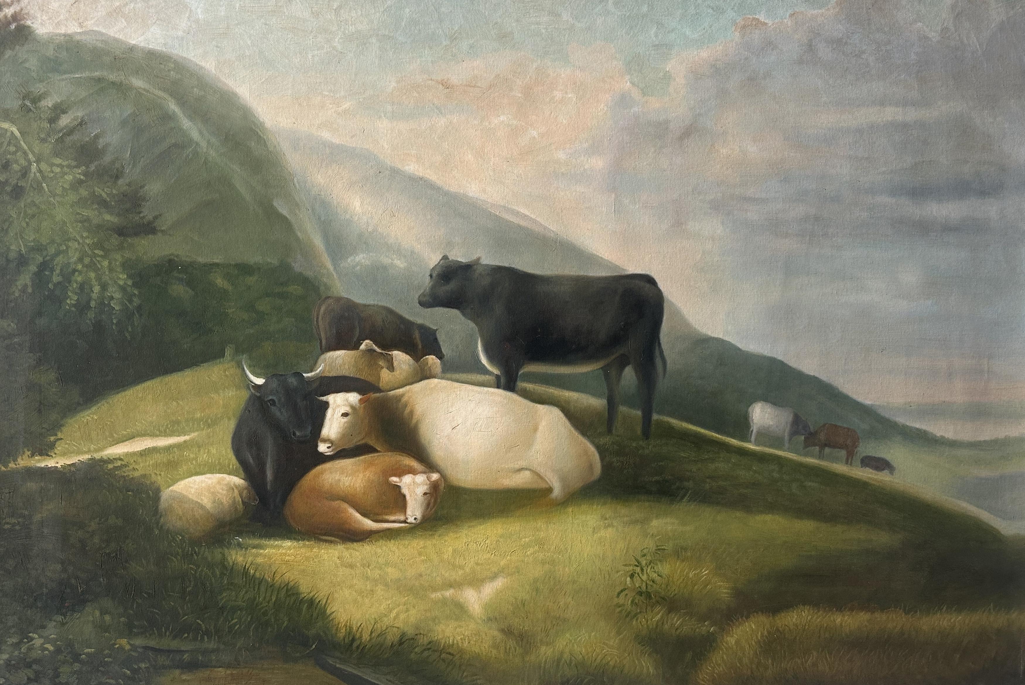 Cattle And Sheep - Alvan Fisher — Alvan Fisher