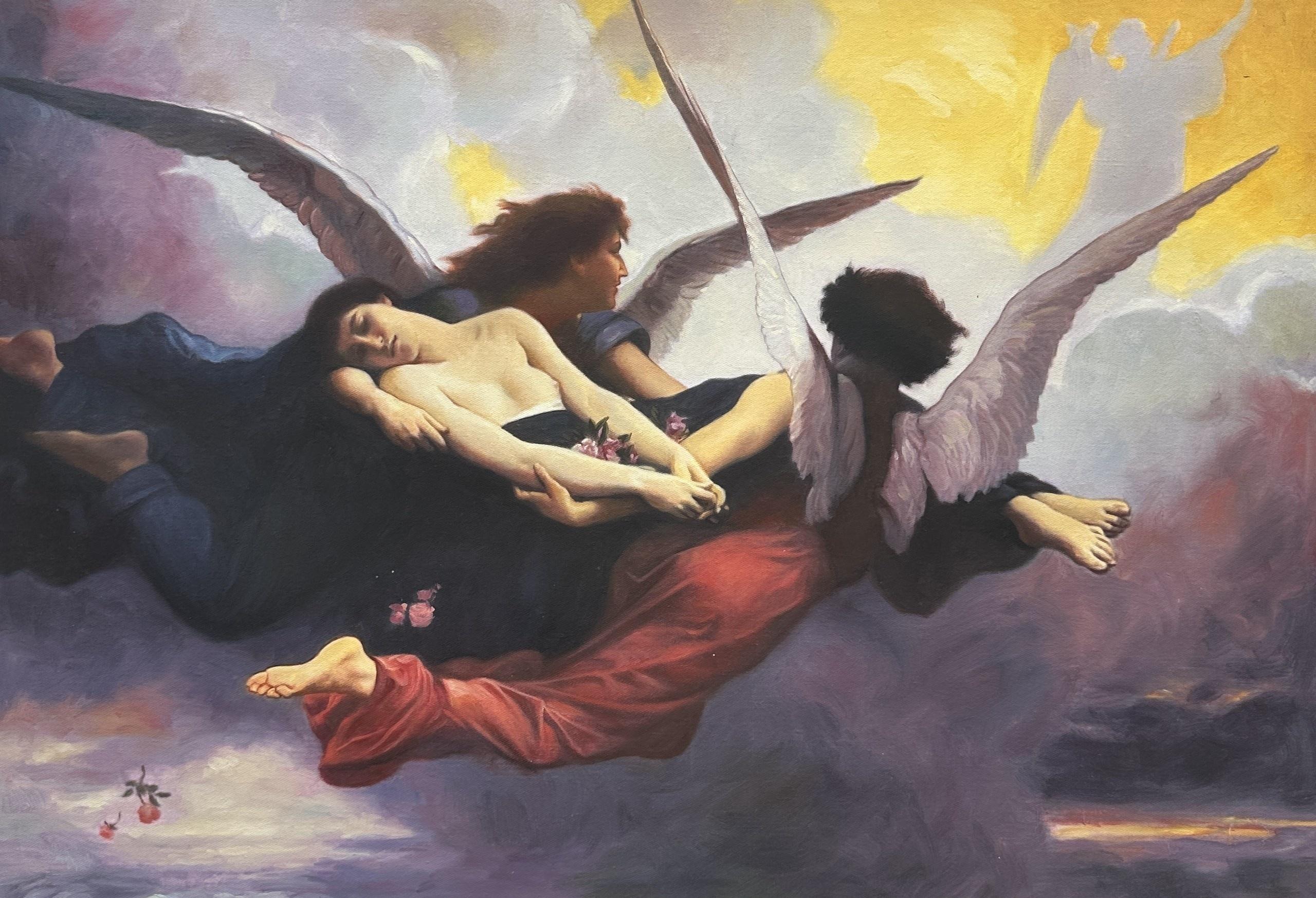 A Soul Brought To Heaven (soul Carried To Heaven Or Une Âme Au Ciel) - William-adolphe Bouguereau — William-adolphe Bouguereau