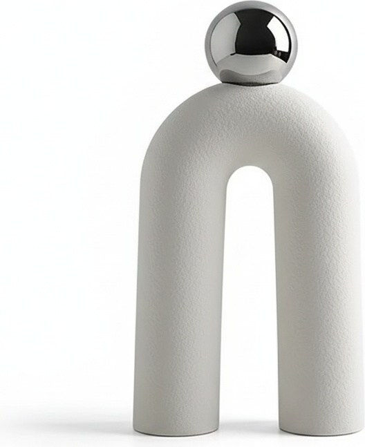 Nordic Abstract Resin Vase Collection