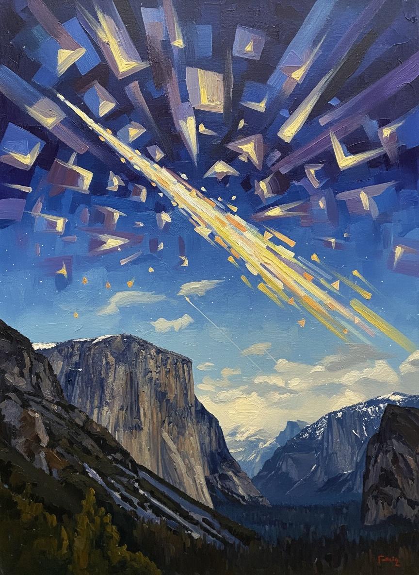 Ephemeral Granite: A Yosemite Twilight — Jacques Villedieu