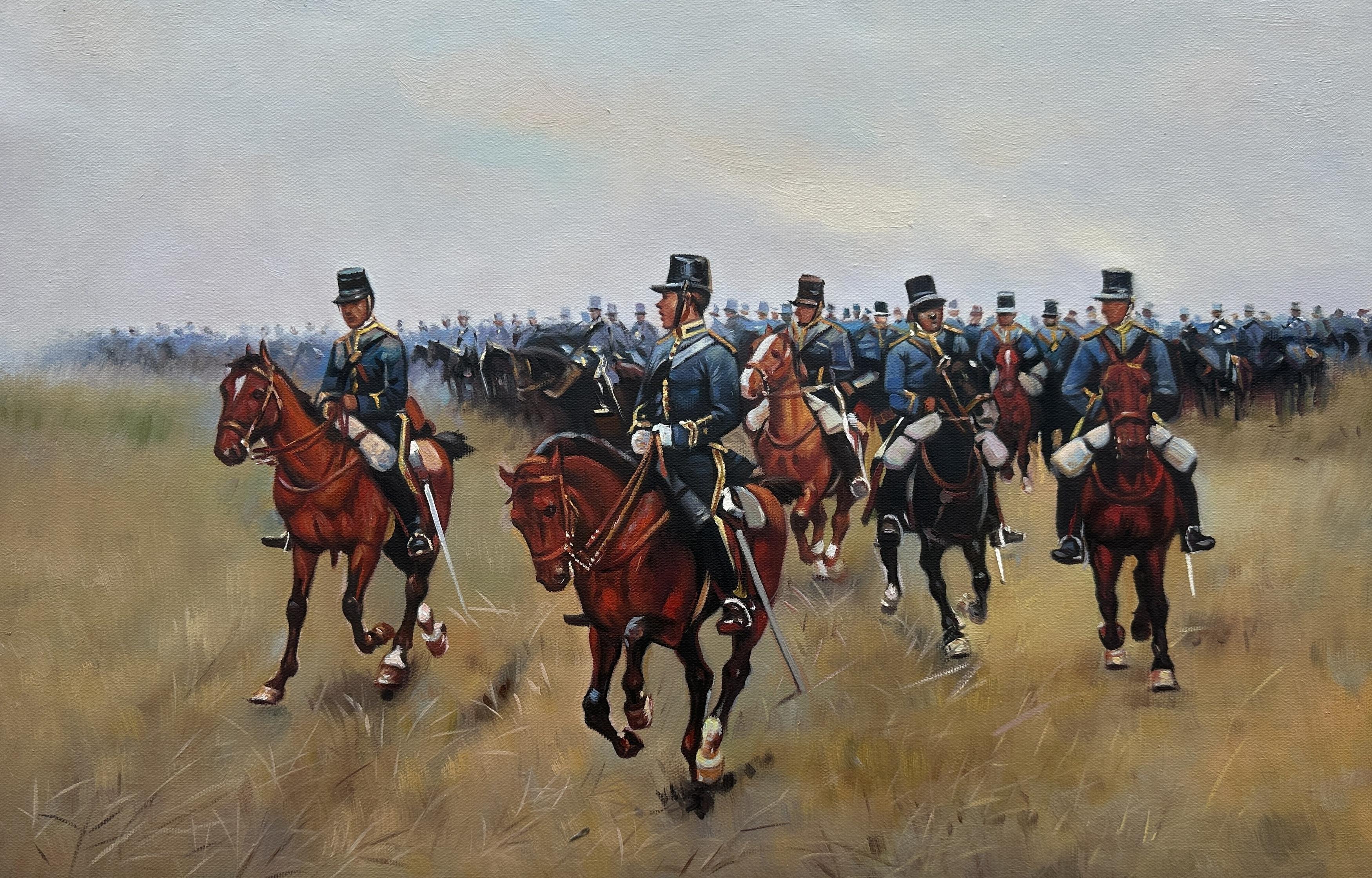 Mounted Cavalry - José Cusachs Y Cusachs — José Cusachs Y Cusachs