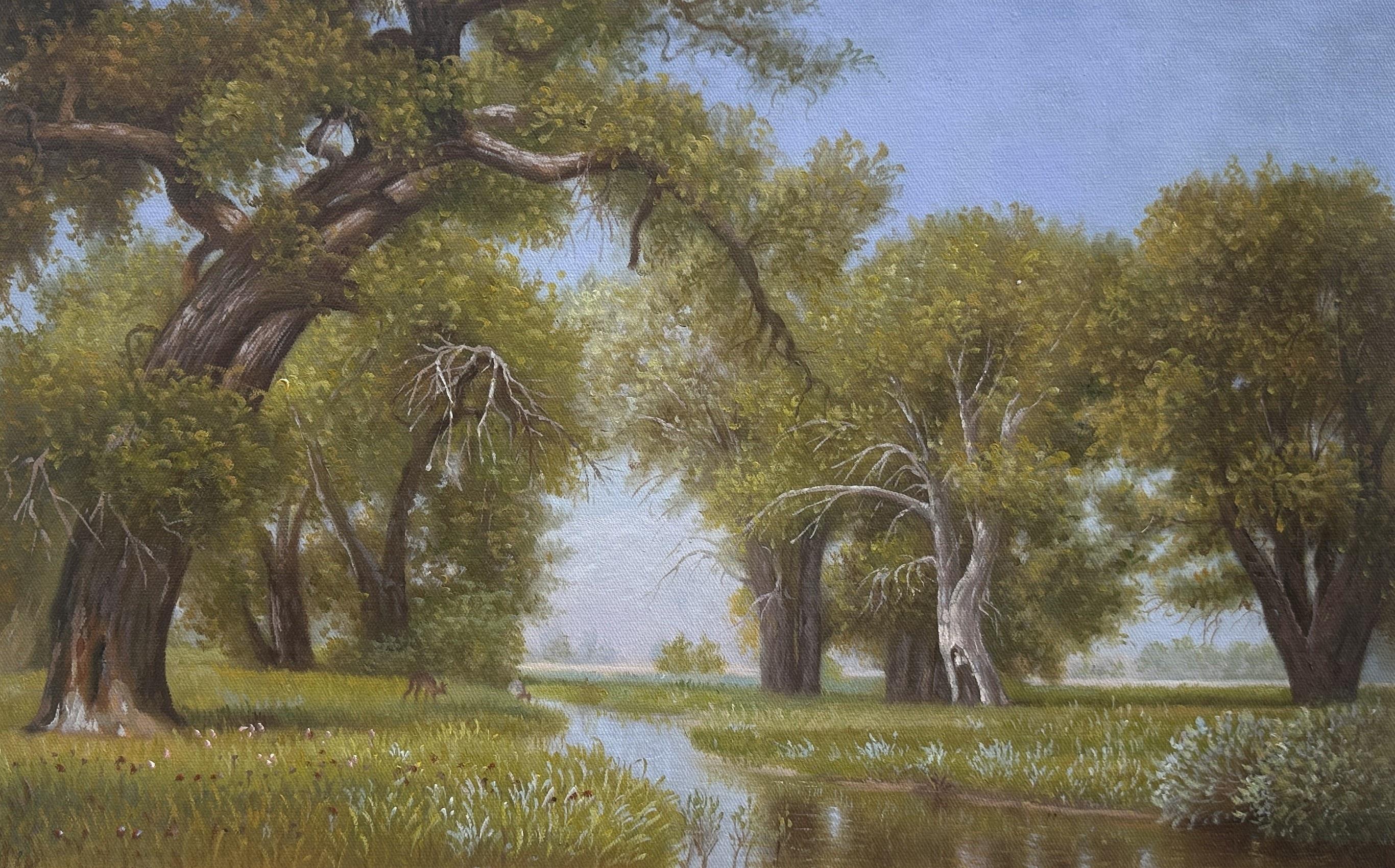 On The Cache La Poudre River, Colorado - Worthington Whittredge — Thomas Worthington Whittredge