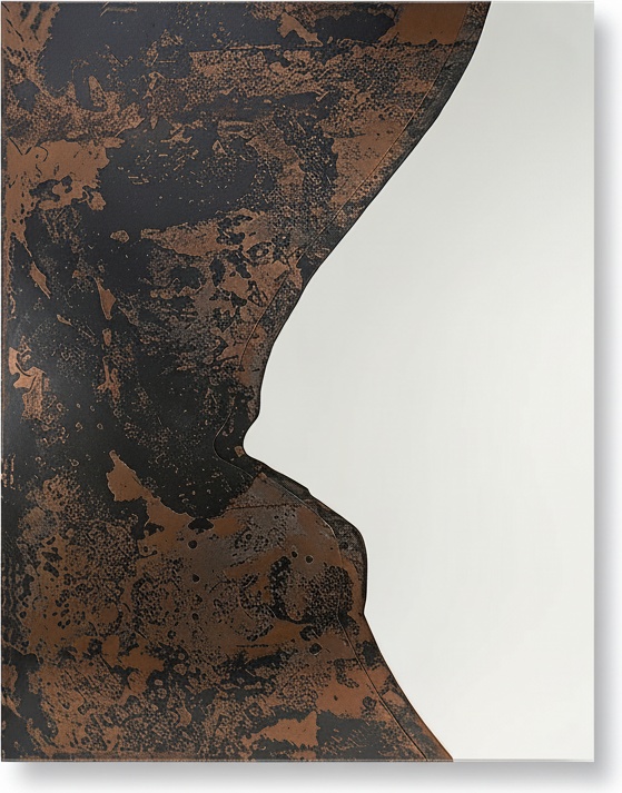 Laser-cut Stainless Steel Abstract Wall Sculpture