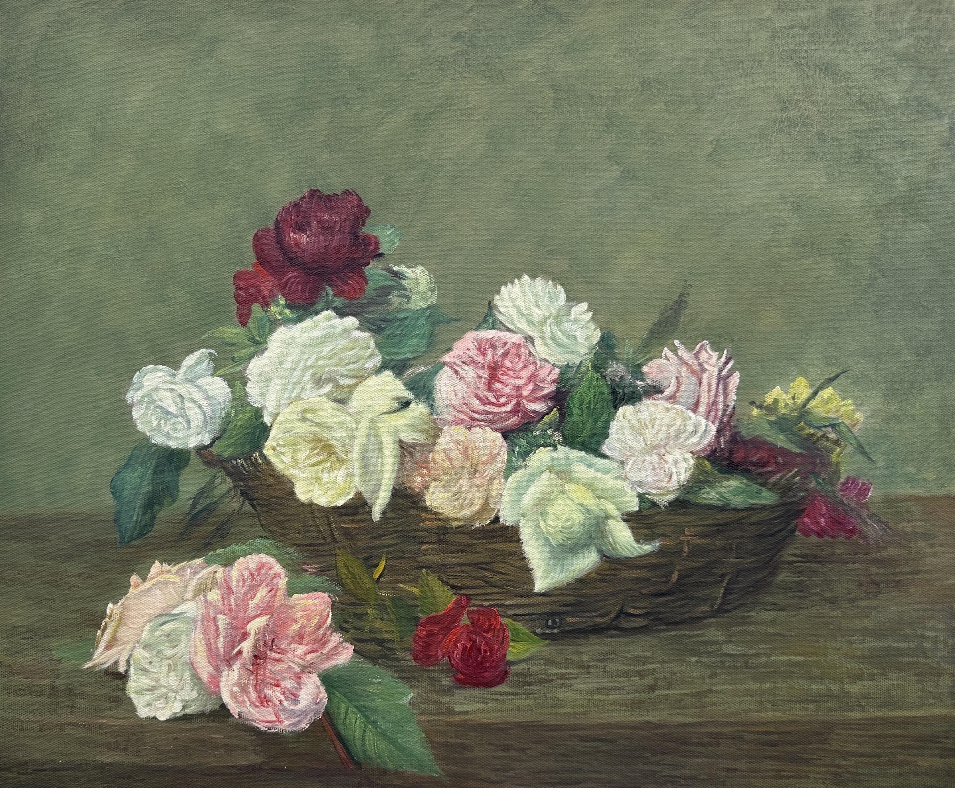 A Basket Of Roses - Henri Fantin-latour — Henri Fantin-latour