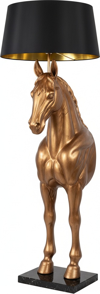 Bronze Horse Sculpture Floor Lamp – Modern Artistic Lighting