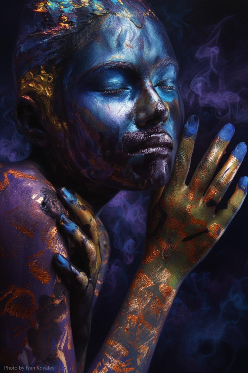 Azure Reverie: A Chromatic Solitude — Jacques Villedieu