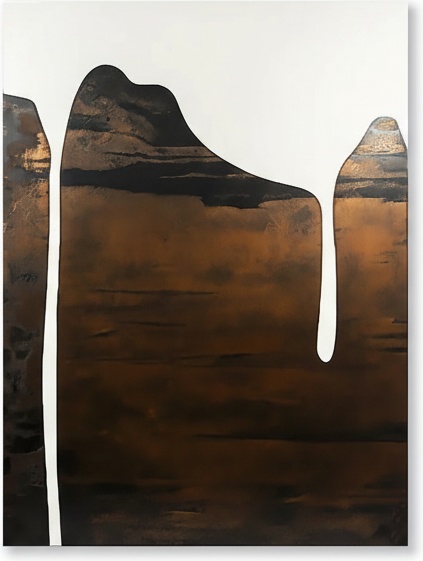 Layered Stainless Steel Abstract Wall Sculpture