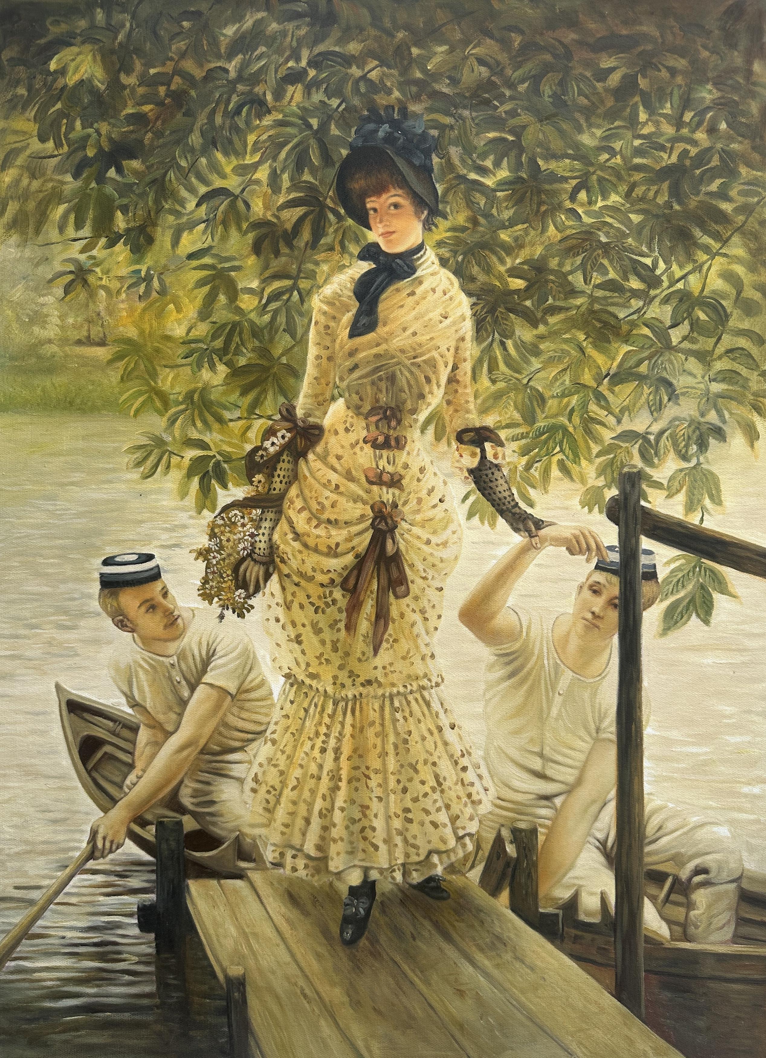 On The Thames - James Tissot — Jacques Joseph Tissot