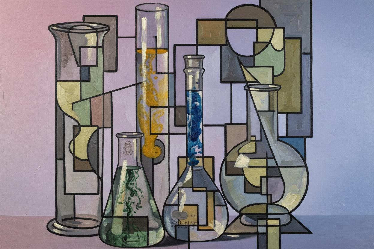 Chromatic Equilibrium: A Picasso Fragment — Jacques Villedieu