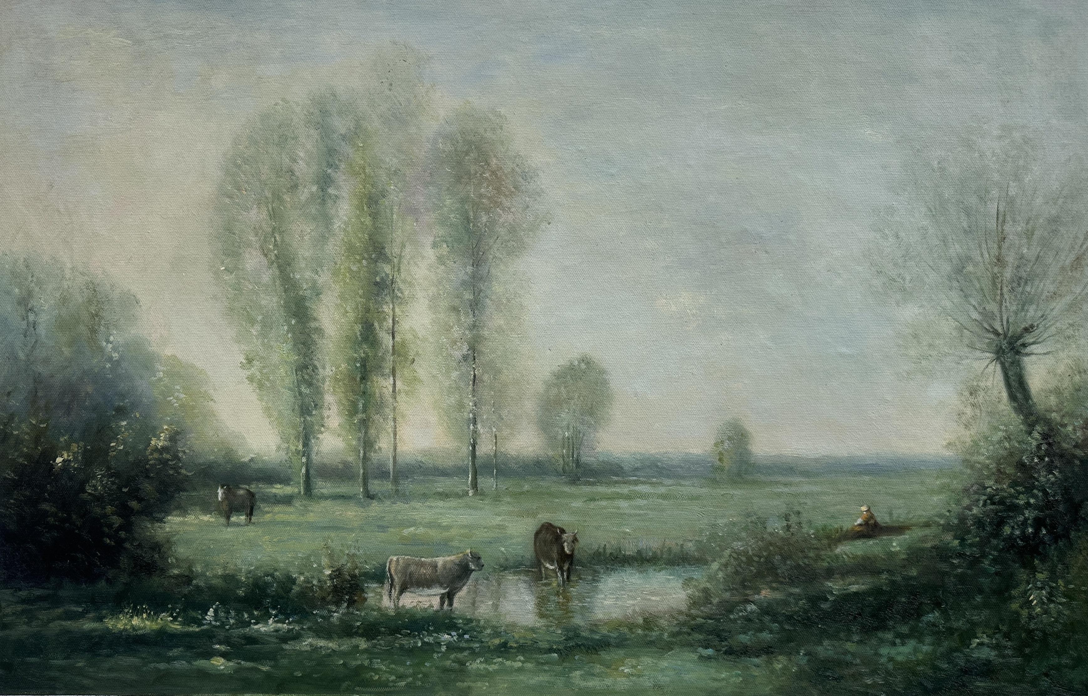 Morning Mist - Jean-baptiste-camille Corot — Jean-baptiste-camille Corot