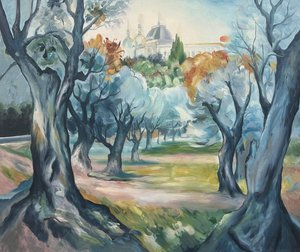 Painter Among The Olive Trees - Henri Matisse — Henri Matisse