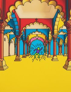 Radiant Core: Jaipur Resonance — Jacques Villedieu, Street Art / Pop Art