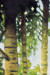 Birch Grove - Arkhyp Kuindzhi — Arkhyp Kuindzhi