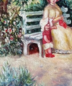 Garden Scene In Brittany(simply As In Brittany Or Two Women In A Garden)---! - Pierre-auguste Renoir — Pierre-auguste Renoir