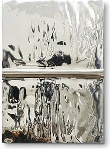 Stainless Steel Wave Wall Sculpture, Modern Art Wall Art / Decorative Panel Elevate Y