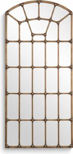 Arched Metal Wall Mirror – Vintage French Country Elegance, French Country Wall Mirror Evoke Timeless Elegan