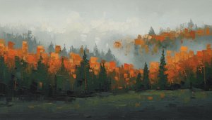 Emberglow Vista — Jacques Villedieu, Contemporary Geometric Abstraction