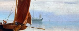 Shipping In A Calm - Hermanus Koekkoek The Elder — Hermanus Koekkoek (the Elder)