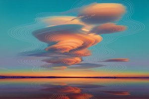 Ephemeral Horizon: A Portrait In Aureate Light — Jacques Villedieu