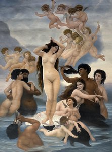 The Birth Of Venus - William-adolphe Bouguereau — William-adolphe Bouguereau, Neoclassical
