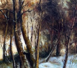 Through The Calm And Frosty Air - Joseph Farquharson — Joseph Farquharson
